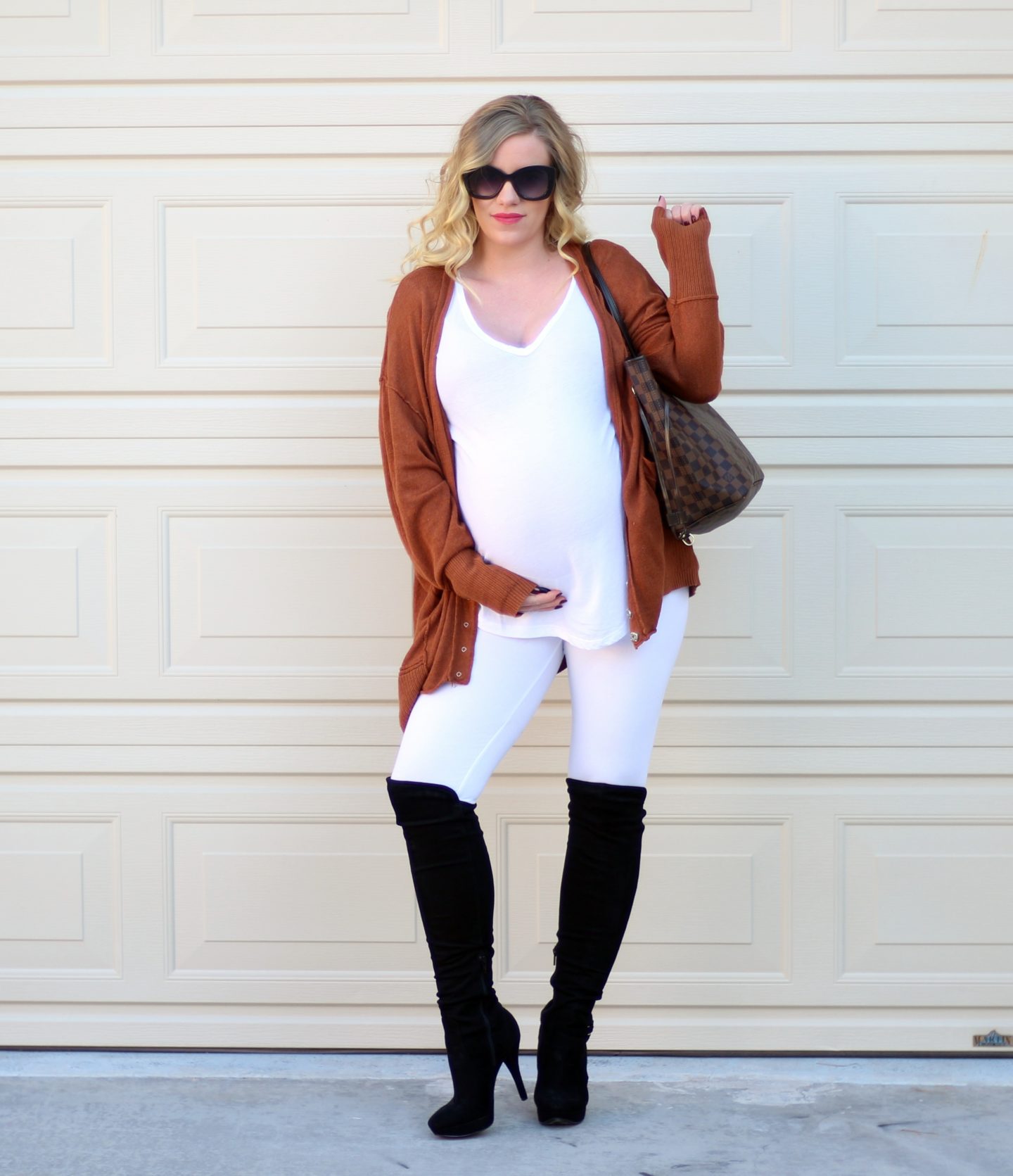 Brown, Black, and White: The Perfect Cardi