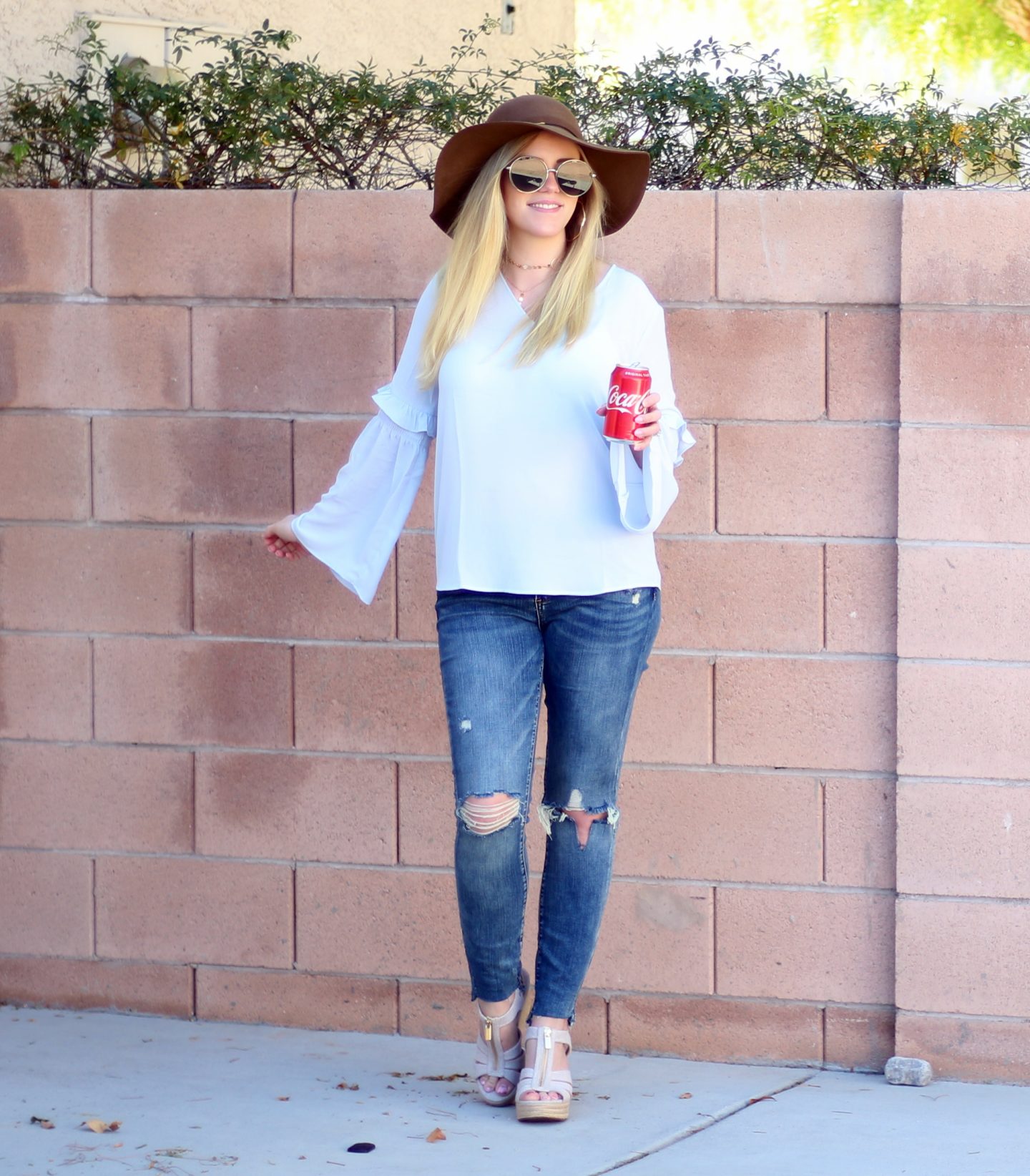 Spring Outfit: Floppy Hat