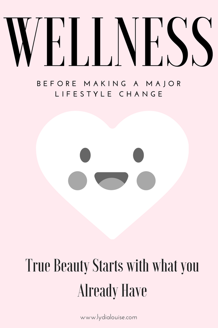 Wellness: Before Making A Major Lifestyle Change