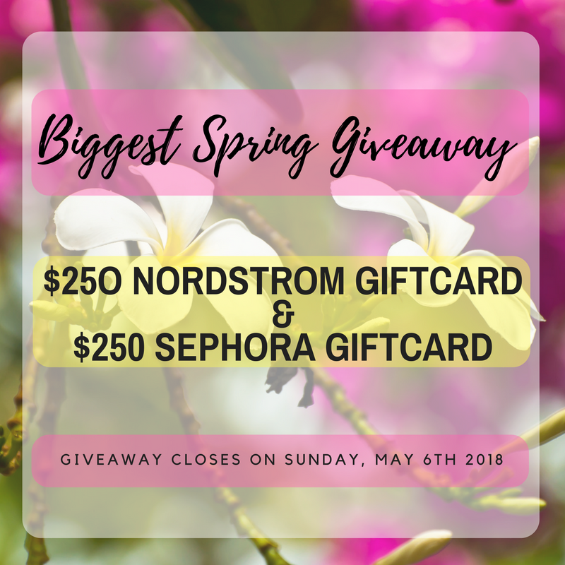 My Largest Giveaway Yet! (Spring Giveaway 2018)