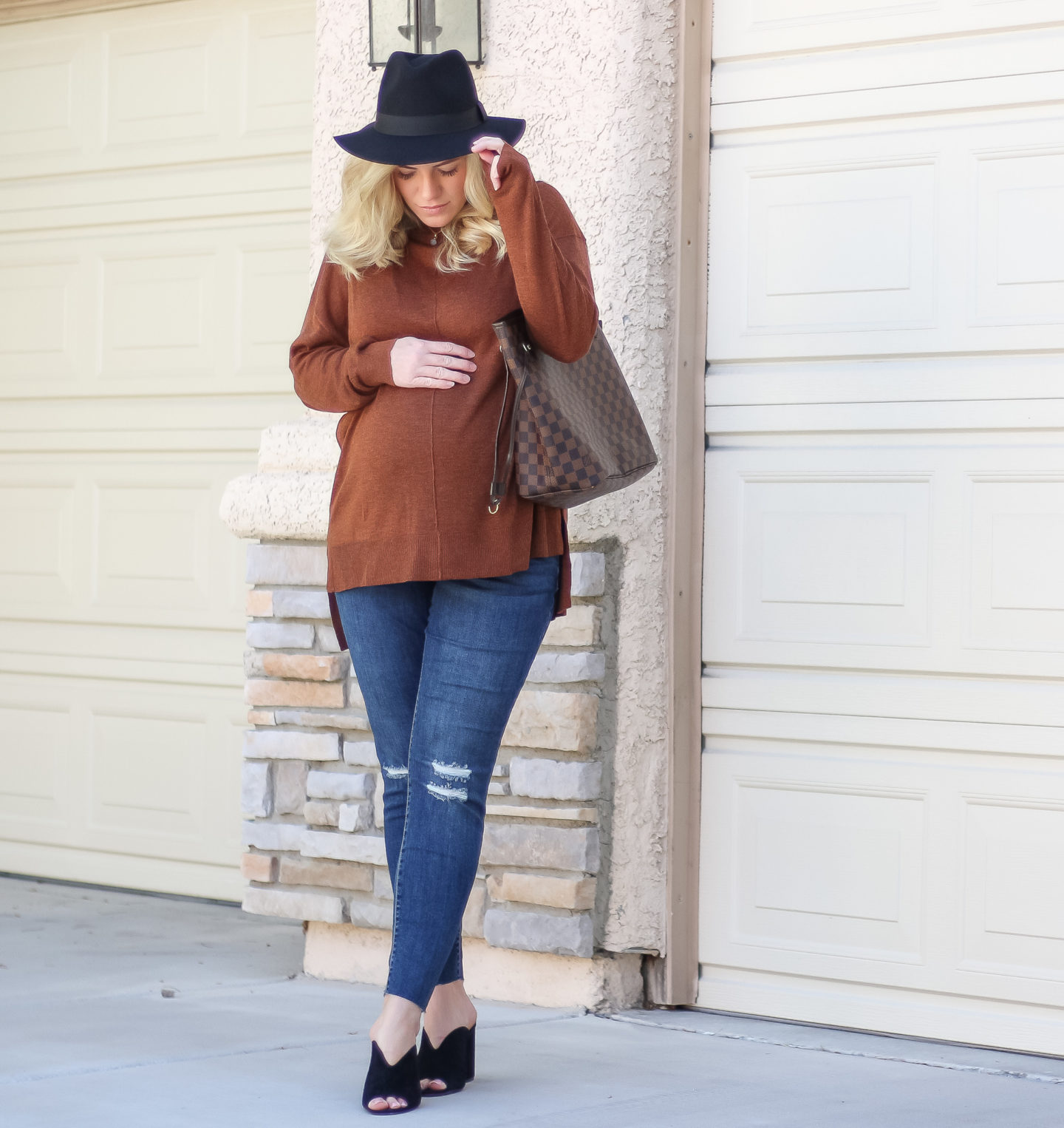 Fall Outfit with Colors that are Usually Taboo Together