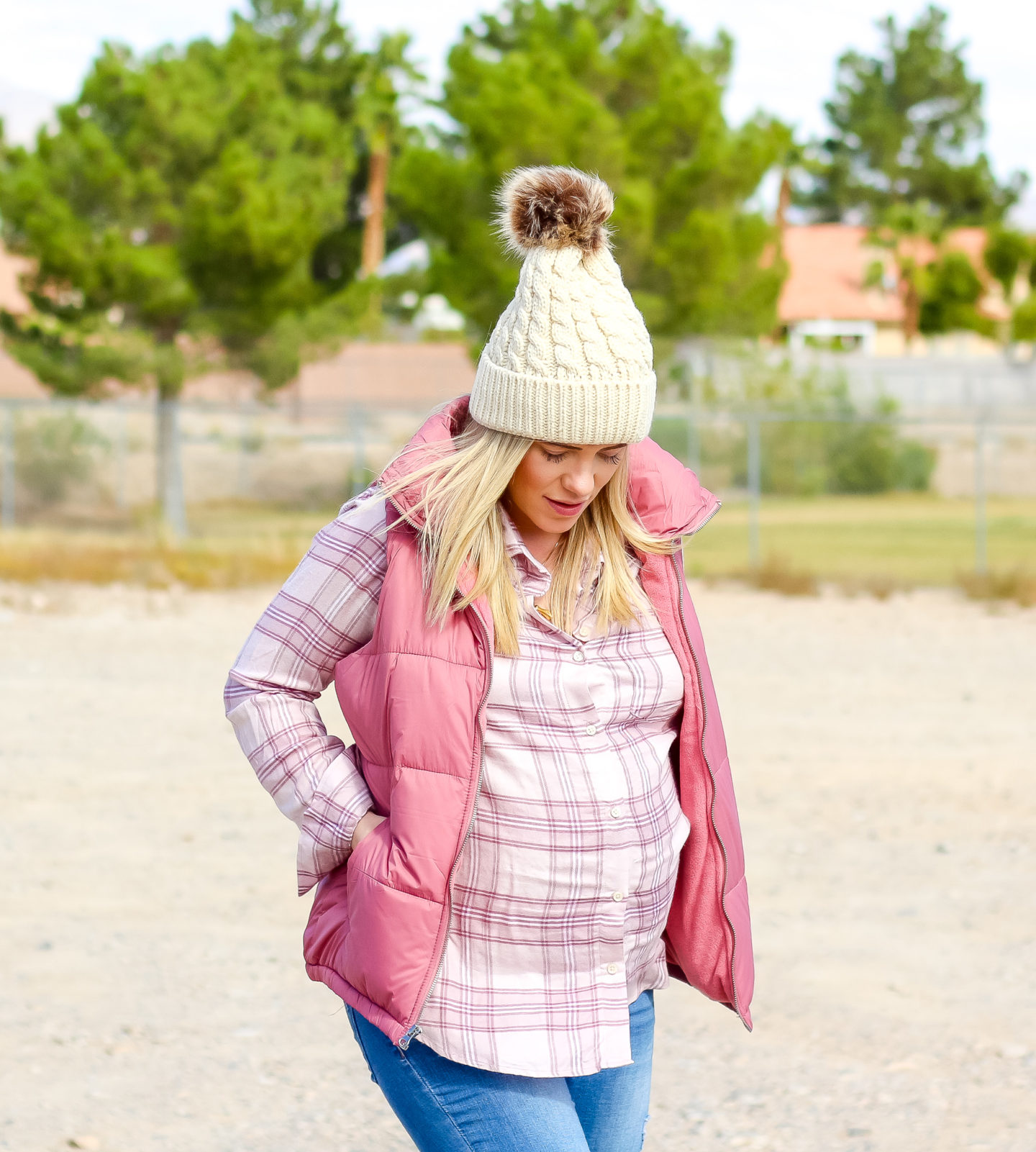 Fall Outfit || Urban Style Puffer Vest with Old Navy