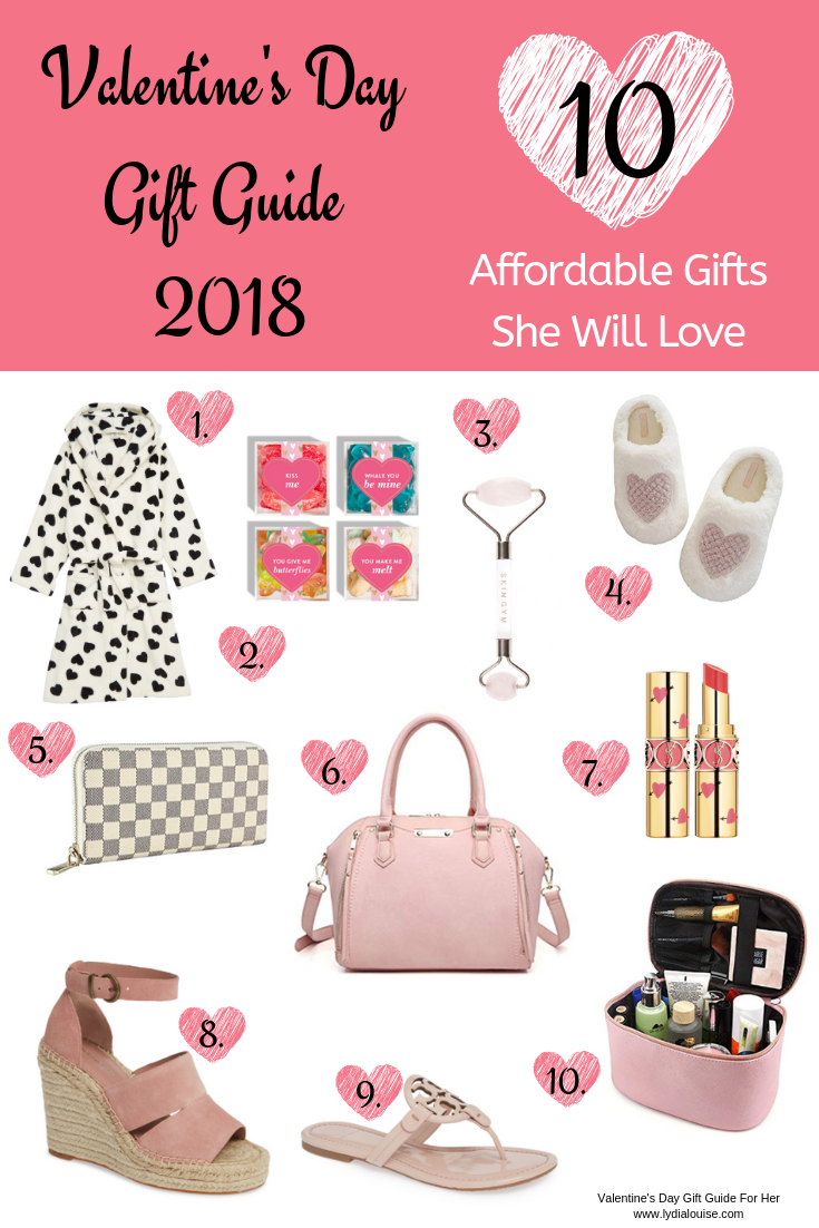 Valentine's Day Gift Guide Collage for Her