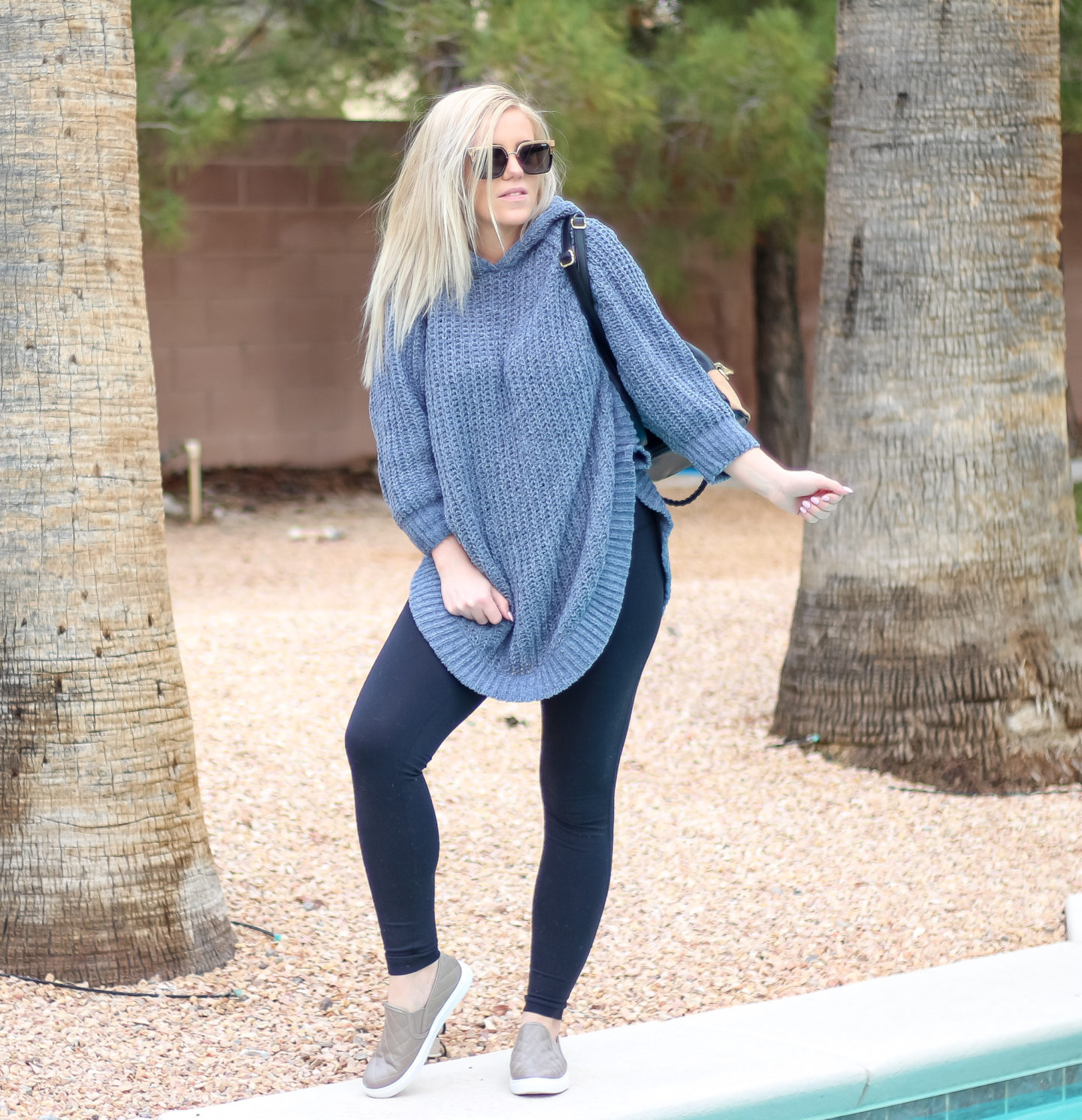Casual Style: Hooded Chenille Sweater